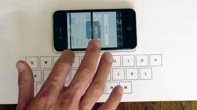 [Video] El teclado virtual para iPhone 4 que fue creado por un estudiante