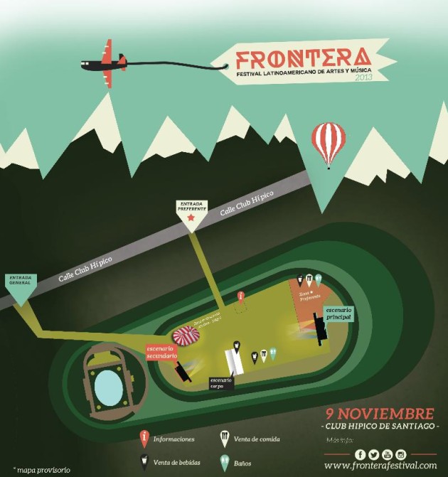 Mapa Frontera Fest