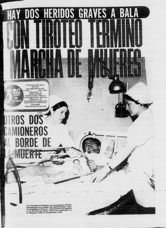 Portada La Tercera, 6 de septiembre de 1973