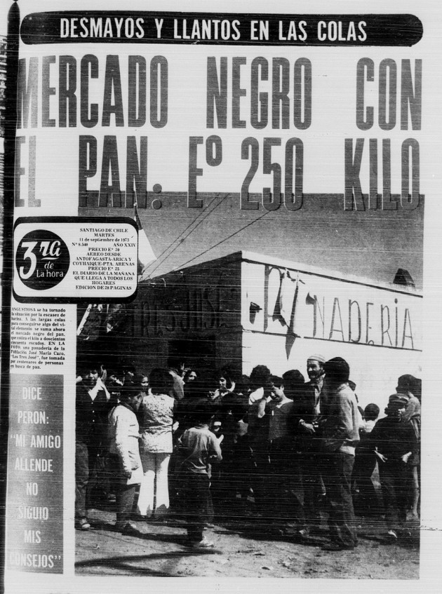 Portada La Tercera, 11 de septiembre de 1973