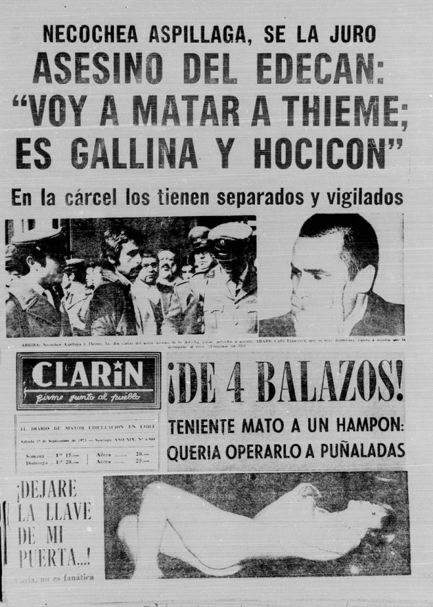 Portada El Clarín, 1 de septiembre de 1973
