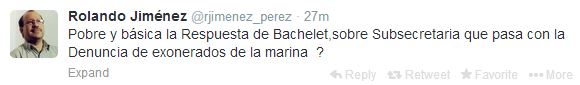 Bachelet tuit 9