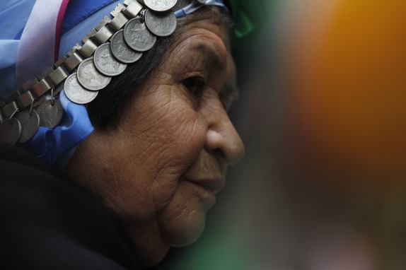 Marcha por la liberacion del pueblo mapuche