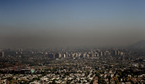 Contaminación en Santiago