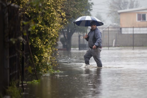 TEMUCO: Intensas precipitaciones han colapsado las calles