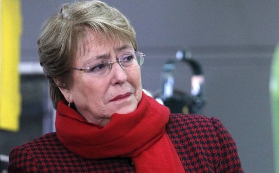 Michelle Bachelet, visito el Liceo Industrial Chileno Alemán