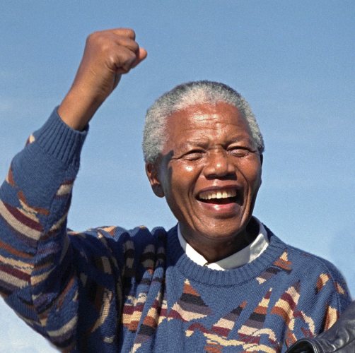 Nelson Mandela During Election Campaign, Athlone Stadium, Cape Town, South Africa - Mar 1994