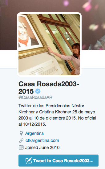 Casa Rosada2003 2015   CasaRosadaAR    Twitter