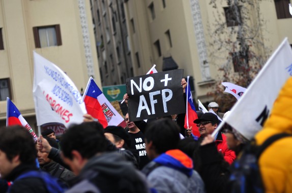 Marcha No mas AFP