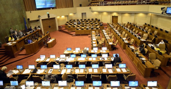 Poca Presencia de  Parlamentarios en su primera Sesion del 2017