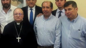 El obispo Scicluna, Jorge Franco y Jaime Concha