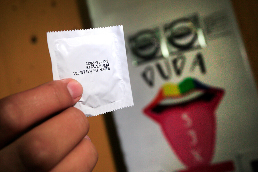 Entrega de condones