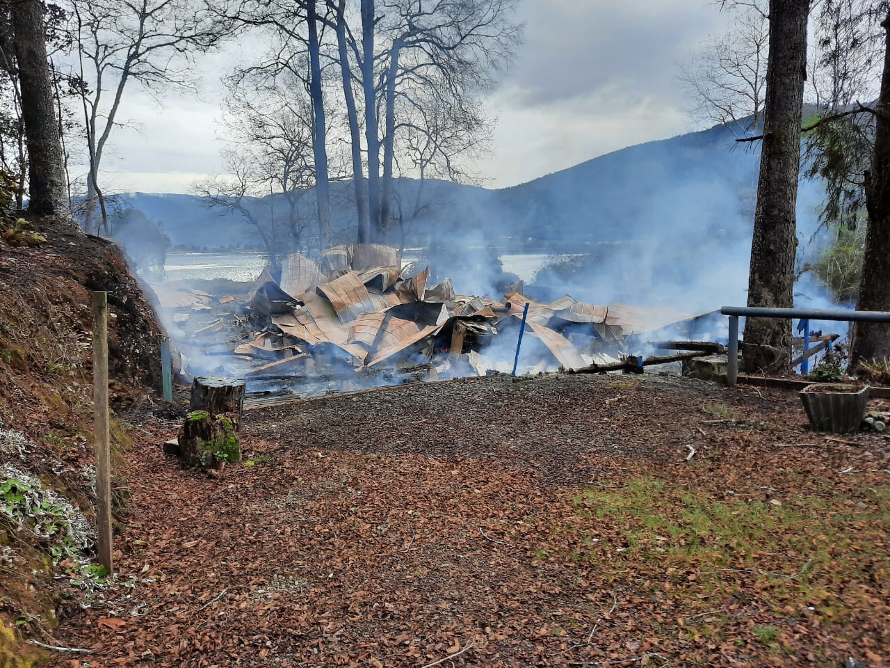 ataque incendiario Lago Lanalhue