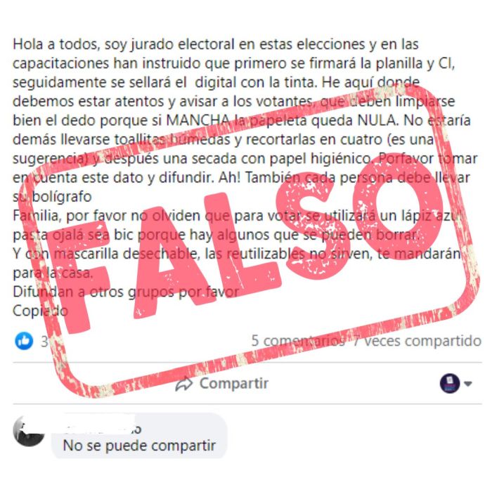 fake news plebiscito