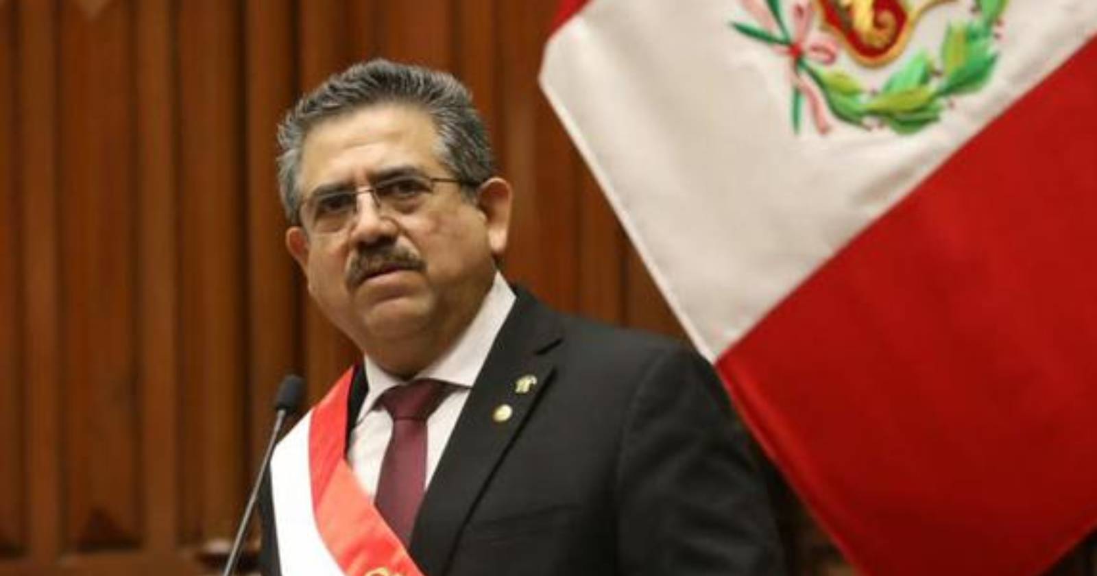 Manuel Merino Presidente de Perú