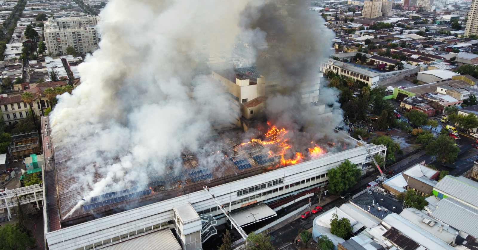 incendio Hospital San Borja