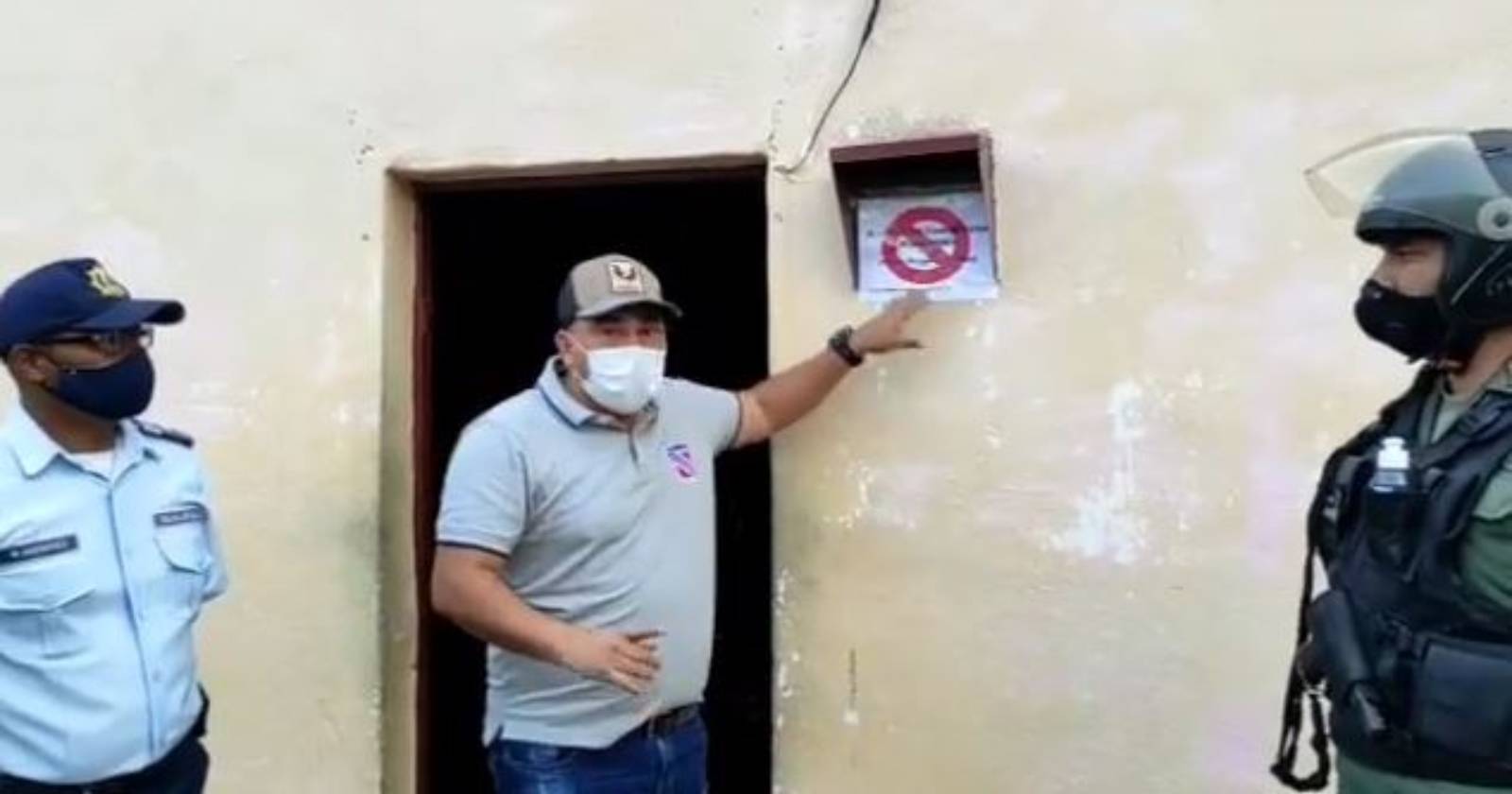 alcalde casas de contagiados Venezuela