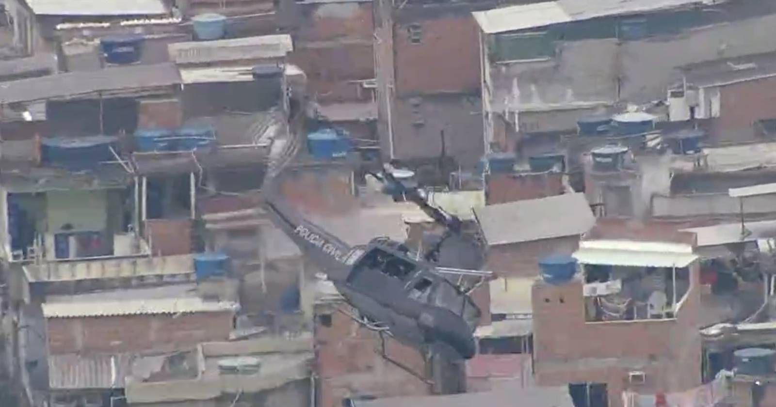 operativo antidrogas en favela