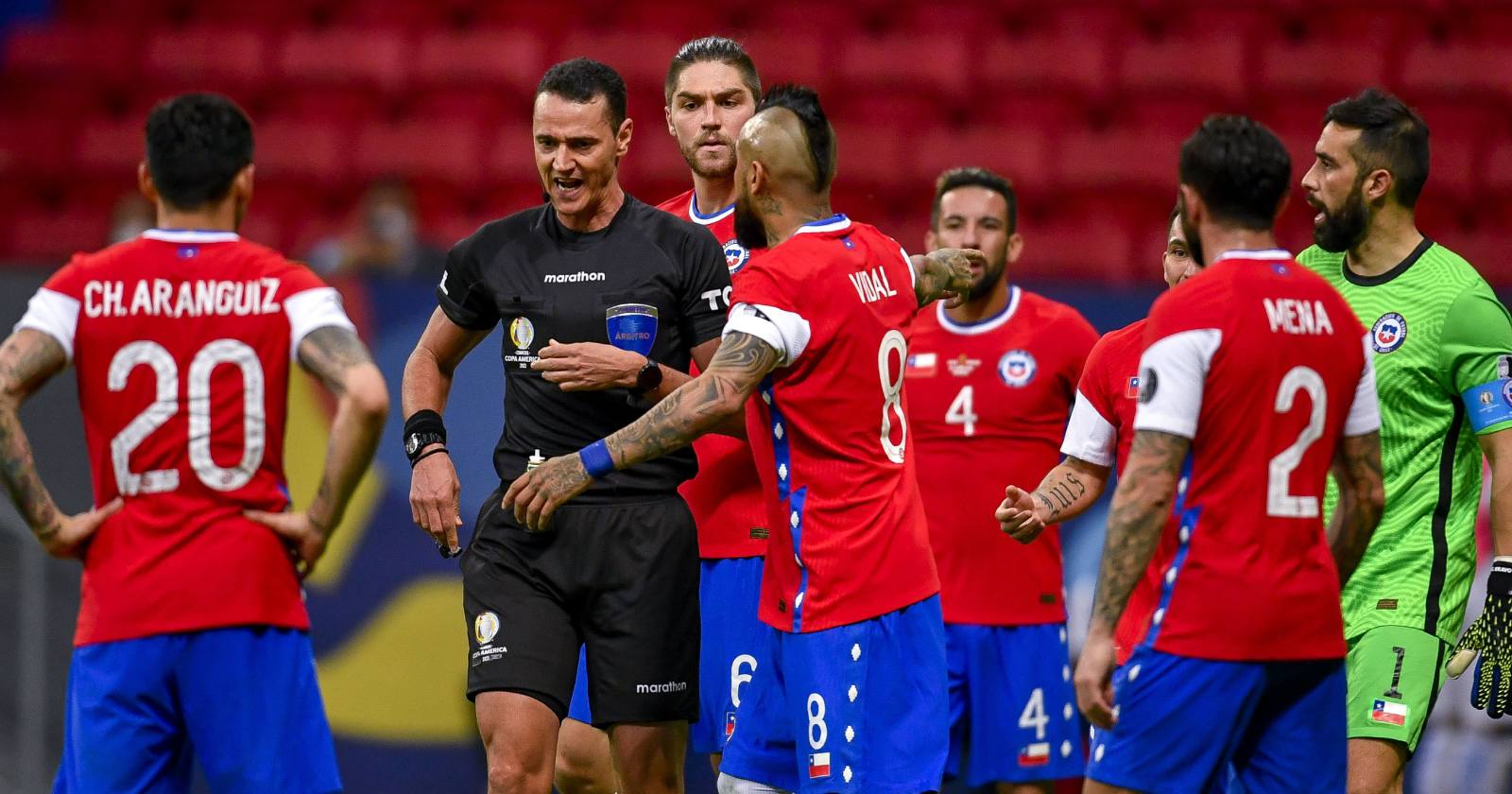 ANFP árbitro Chile Paraguay
