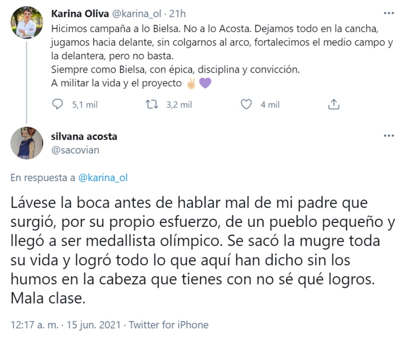 Nelson Acosta Karina Oliva