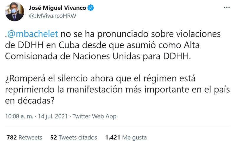 Vivanco Bachelet Cuba
