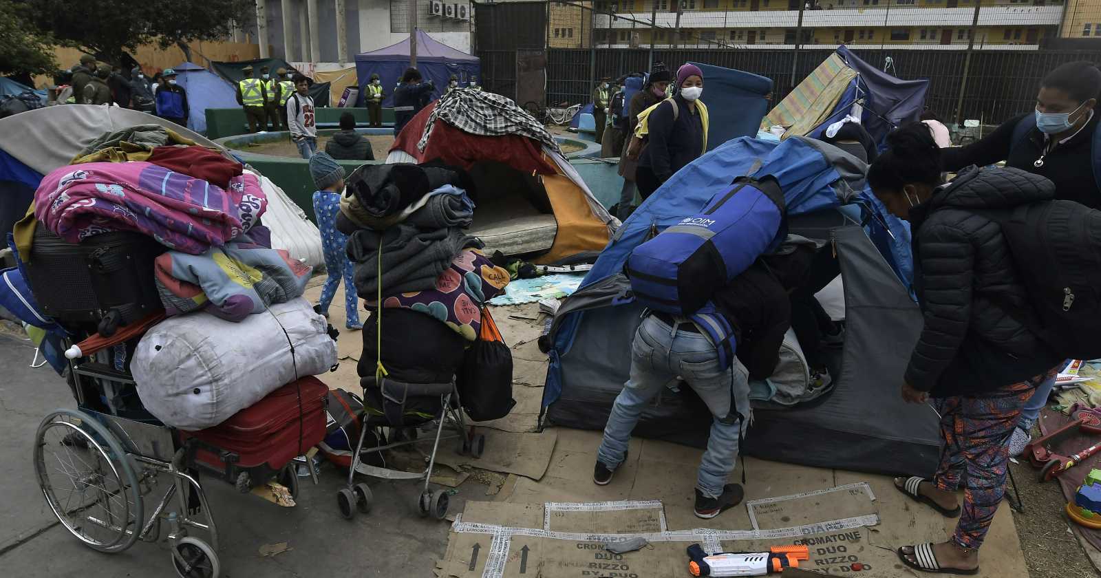 desalojo migrantes Iquique