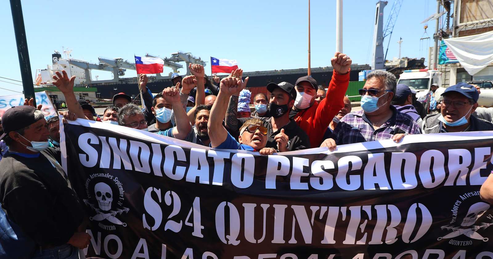 pescadores Quintero abastecimiento