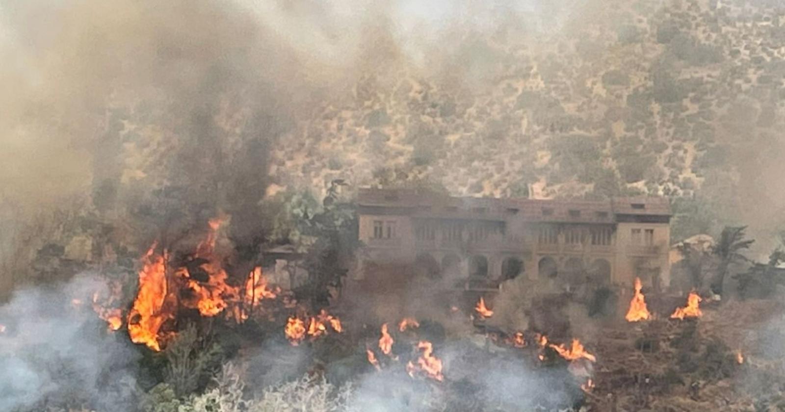 Onemi incendio en San José de Maipo
