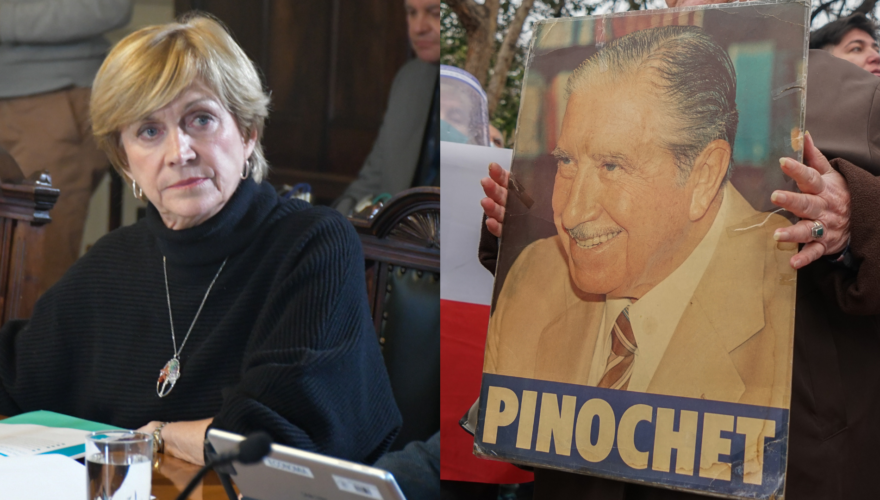 Evelyn Matthei en contra de Pinochet