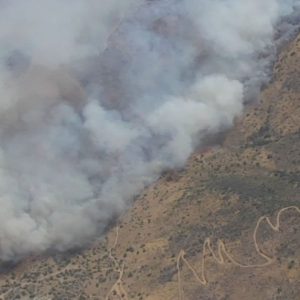 incendio forestal Cuesta Lo Prado