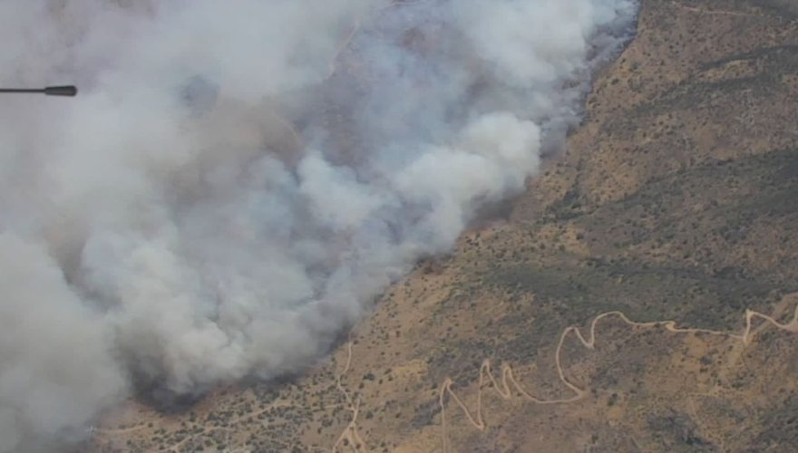 incendio forestal Cuesta Lo Prado