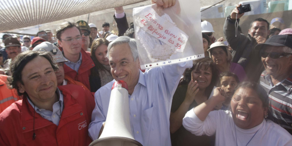 presidencia Sebastián Piñera: el caso de la mina de San José